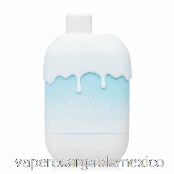 Vape Recargable Packwood Packspod 5000 Pelusa De Malvavisco Desechable (nube Dulce)
